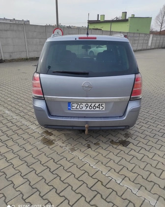 Opel Zafira cena 10900 przebieg: 335000, rok produkcji 2007 z Głowno małe 46